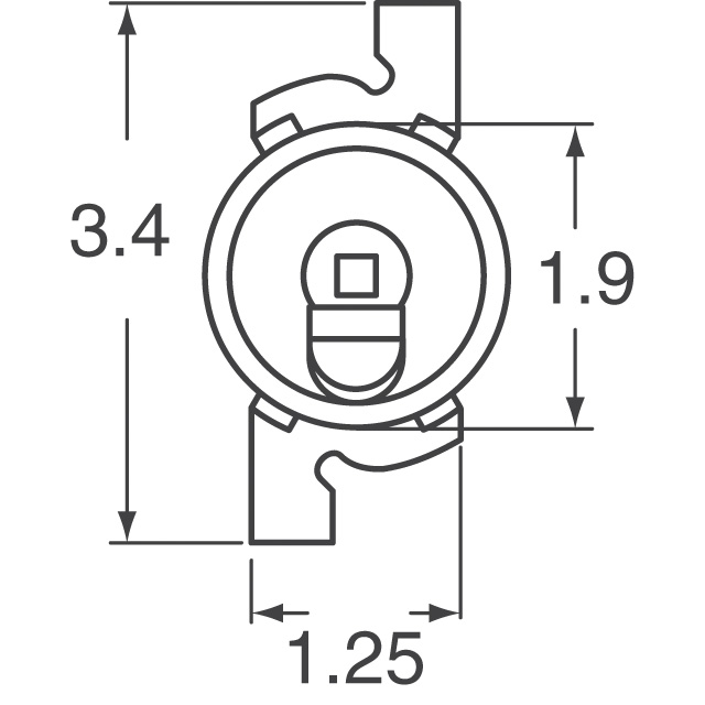 LY P47K-J1K2-26-Z OSRAM Opto (ams OSRAM)  LED Indication - Discrete